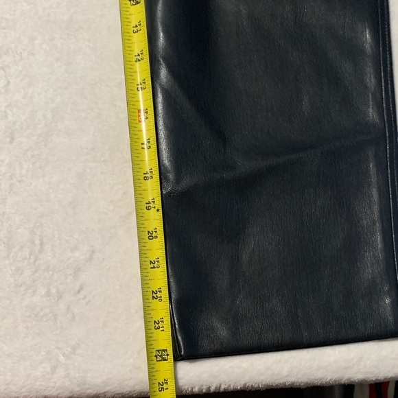 Babaton Black faux Leather Trousers - Picture 8 of 10